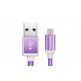 Adata Cable USB 2.0 A - Micro-USB 2.0 B para Android/Windows, 1 Metro, Morado