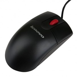 Mouse Lenovo Óptico 06P4069, Alambico, USB, 400DPI, Negro