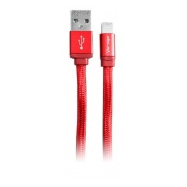 Vorago Cable USB 2.0 A Macho - Lightning Macho, 1 Metro, Rojo