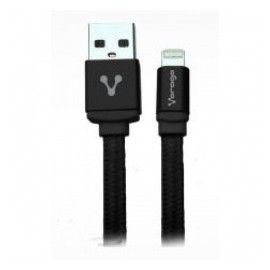 Vorago Cable USB 2.0 A Macho - Lightning Macho, 1 Metro, Negro