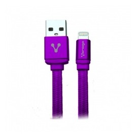 Vorago Cable USB 2.0 A Macho - Lightning Macho, 1 Metro, Morado