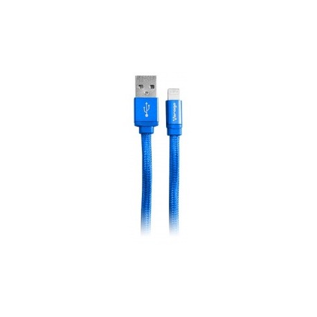 Vorago Cable USB 2.0 A Macho - Lightning Macho, 1 Metro, Azul