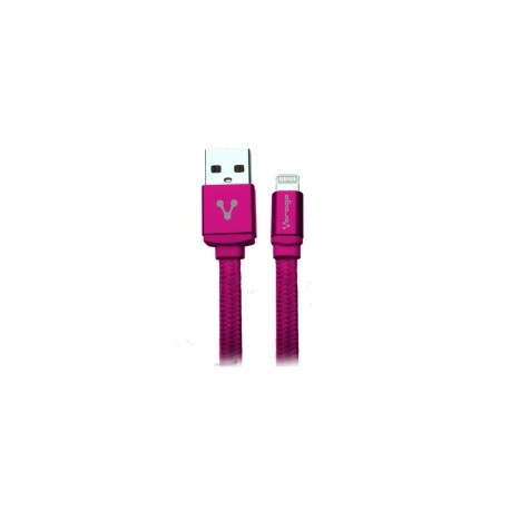 Vorago Cable USB 2.0 A Macho - Lightning Macho, 1 Metro, Rosa