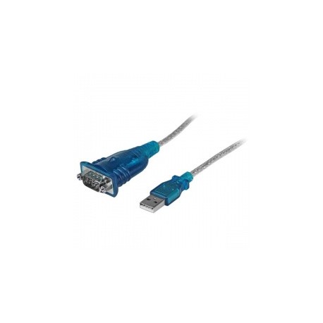 Startech.com Cable Adaptador USB 2.0 A Macho - RS-232 de 1 Puerto Serial DB9 Macho, 43cm