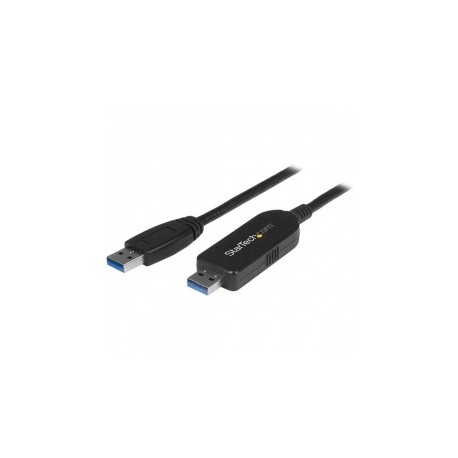 StarTech.com Cable de Transferencia de Datos USB 3.0 para Mac/PC, 1.8 Metros, Negro