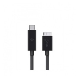 Belkin Cable USB 3.1, USB C Macho - micro USB B Macho, 90cm, Negro