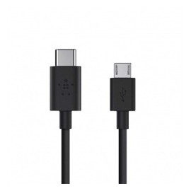 Belkin Cable USB 2.0, USB C Macho - micro USB A Macho, 1.83 Metros, Negro