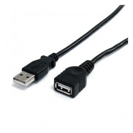 StarTech.com Cable de Extensión USB 2.0 A Macho - USB A Hembra, 3 Metros, Negro