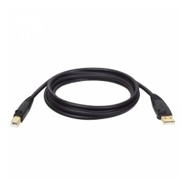 Tripp Lite Cable USB 2.0 A Macho - USB 2.0 B Macho, 4.57 Metros, Negro