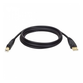 Tripp Lite Cable USB 2.0 A Macho - USB 2.0 B Macho, 3.05 Metros, Negro