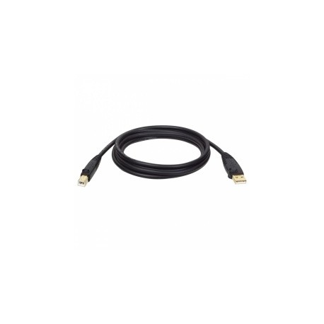 Tripp Lite Cable USB 2.0 A Macho - USB 2.0 B Macho, 3.05 Metros, Negro