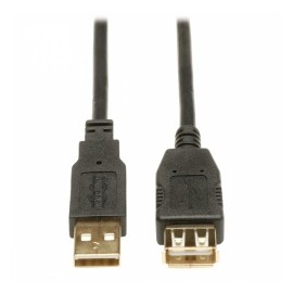 Tripp Lite Cable USB 2.0 A Macho - USB 2.0 A Hembra, 3.05 Metros, Negro