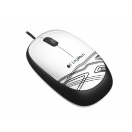 Mouse Logitech Óptico M105, Alámbrico, USB, Blanco