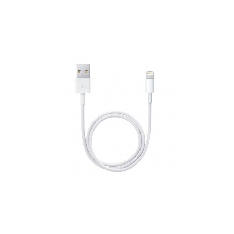 Apple Cable USB 2.0 A Macho - Lightning Macho, 50cm, Blanco