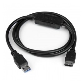 StarTech.com Cable USB 3.0 - eSATA para Disco Duro o SSD, SATA 6Gbps, 91cm