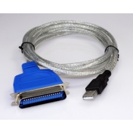 Xtech Cable USB 2.0 - Paralelo, 1.8 Metros, Transparente