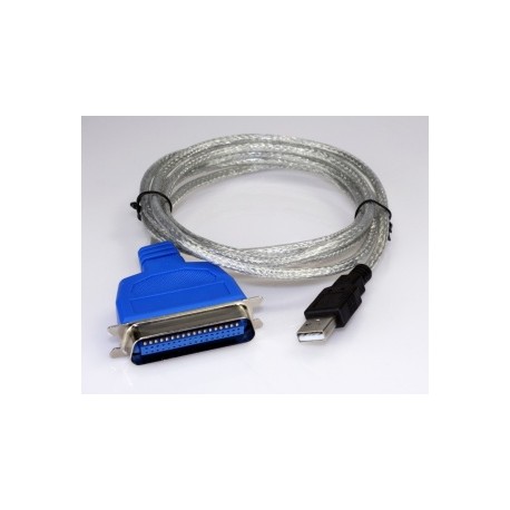 Xtech Cable USB 2.0 - Paralelo, 1.8 Metros, Transparente