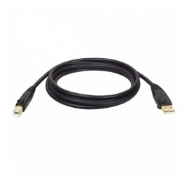 Tripp Lite Cable USB 2.0 A Macho - USB 2.0 B Macho, 1.83 Metros, Negro