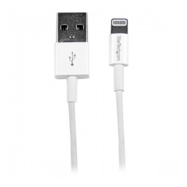 Startech.com Cable USB 2.0 A - Lightning 8-pin, 1 Metro, Blanco