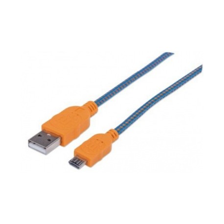 Manhattan Cable USB 2.0 A Macho - micro USB 2.0 B Macho, 1 Metro