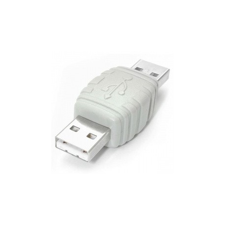 Startech.com Adaptador de Cable USB A Macho - USB A Macho, Blanco