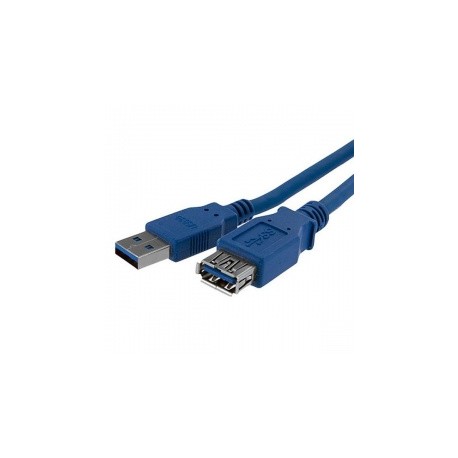 StarTech.com Cable USB A Macho - USB A Hembra, 1 Metro, Azul