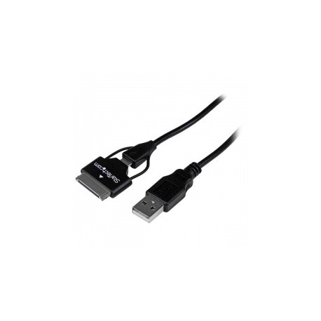 StarTech.com Cable USB 2.0, USB A Macho - micro USB B Macho, 65cm, Negro