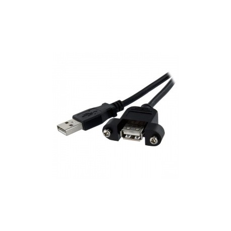 StarTech.com Cable USB 2.0, USB A Macho - USB A Hembra, 90cm, Negro