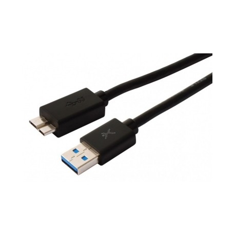 Perfect Choice Cable USB 3.0, USB A - micro USB B, Negro