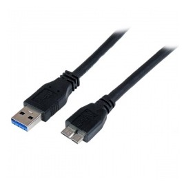 StarTech.com Cable USB 3.0 A Macho - micro USB B Macho, 1 Metro, Negro