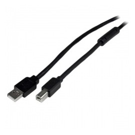 StarTech Cable USB A Macho - mini USB B Macho, 20 Metros, Negro