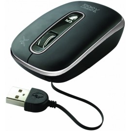 Mouse Perfect Choice Optico PC-043669-00001, USB, Negro