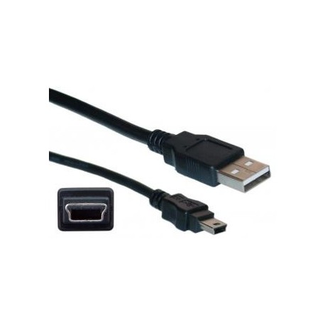 Cisco Cable USB A Hembra - mini USB B Hembra, 1.83 Metros, Negro