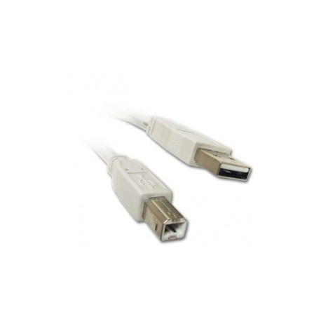 Vorago Cable USB A Macho - USB B Macho, 2 Metros, Gris