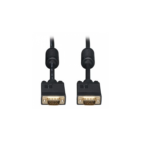 Tripp Lite Cable VGA Coaxial para Monitor, VGA (D-Sub) Macho - VGA (D-Sub) Macho, 10.7 Metros, Negro