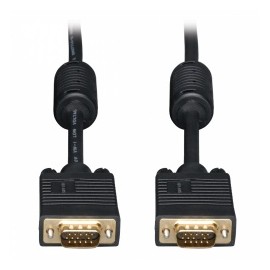 Tripp Lite Cable VGA Coaxial para Monitor, HD15 Macho - Macho, 3.05 Metros, Negro