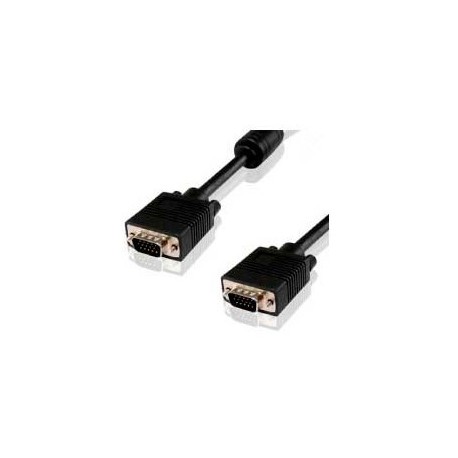 X-Case Cable para Monitor SVGA, VGA (D-Sub) Macho - VGA (D-Sub) Macho, 11 Metros, Negro