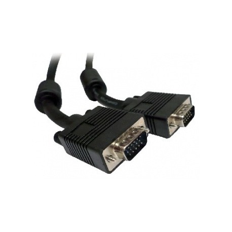 BRobotix Cable para Monitor SVGA Macho - Macho, 1.8 Metros, Negro