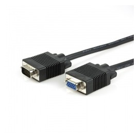 Xtech Cable VGA (D-Sub) Macho - VGA (D-Sub) Hembra, 1.8 Metros, Negro