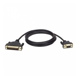 Tripp Lite Cable DB9 Macho - DB25 Hembra, 1.83 Metros, Negro