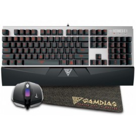 Kit Gamer de Teclado y Mouse Gamdias incluye Hermes E1