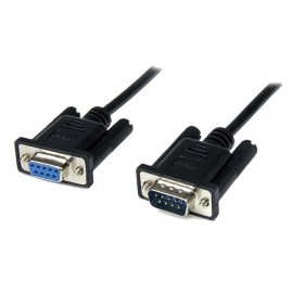 StarTech.com Cable Módum Serial DB-9 Macho - DB-9 Hembra, 2 Metros, Negro