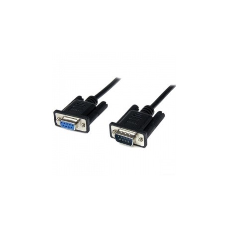 StarTech.com Cable Módum Serial DB-9 Macho - DB-9 Hembra, 2 Metros, Negro