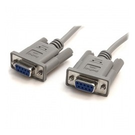 StarTech.com Cable Serial DB-9 Hembra - DB-9 Hembra, 3 Metros, Gris