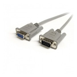 StarTech.com Cable Serial DB-9 Macho - DB-9 Hembra, 1.8 Metros, Gris