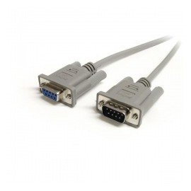 StarTech.com Cable Serial DB-9 Macho - DB-9 Hembra, 90cm, Gris