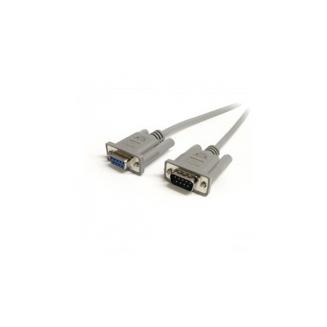 StarTech.com Cable Serial DB-9 Macho - DB-9 Hembra, 90cm, Gris