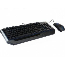 Kit Gamer de Teclado y Mouse Cooler Master Devastator II Azul, Alámbrico, USB, Negro