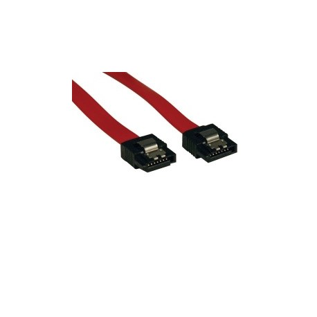 Tripp Lite Cable de Señal SATA 7-pin Macho - 7-pin Macho, 48cm, Rojo