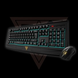 Kit Gamer de Teclado y Mouse Gamdias Ares 7 Color Combo Incluye Ares